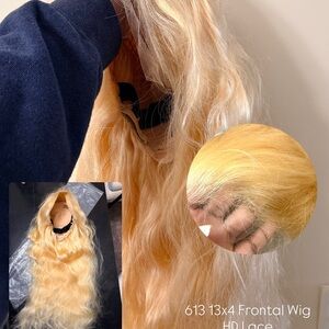 613 Blonde 13x4 HD Lace Frontal Wig - Women Hair